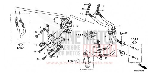 UNITE ABS (ARRIERE) XL1000VAB de 2011